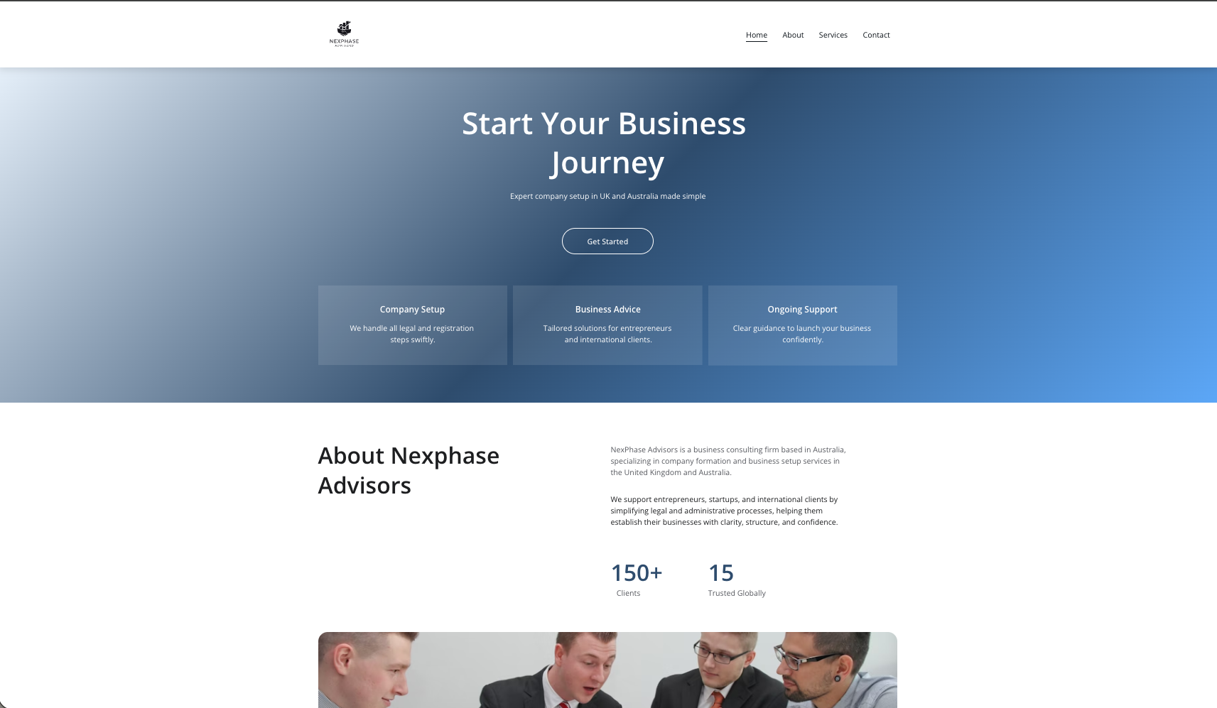 Business Consulting Website