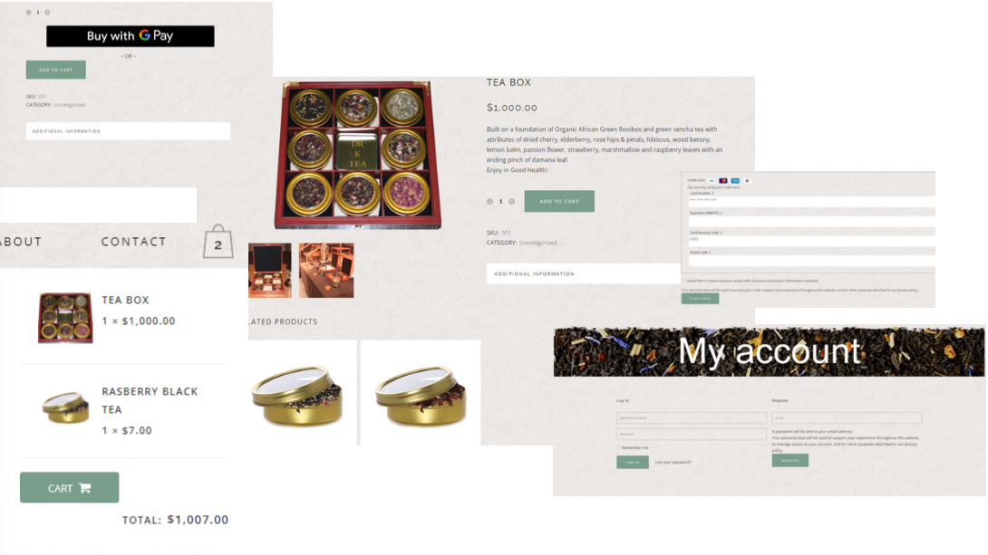 Premium Tea E-Commerce Shop