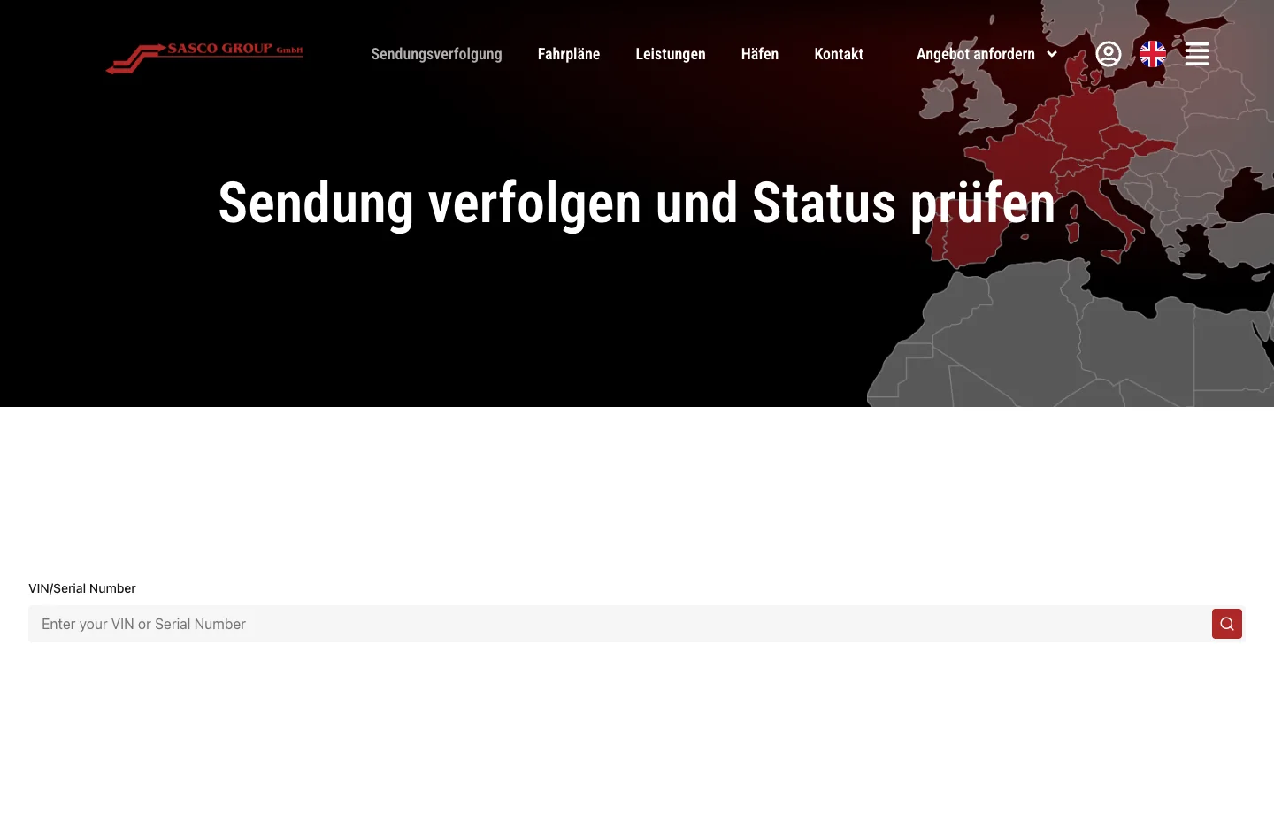 SASCO Sendungsverfolgung